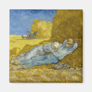 Aimant Vincent Van Gogh - Midi, repos du travail / La Sie