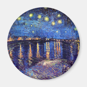 Aimant Vincent Van Gogh - Nuit étoilée Sur Le Rhône