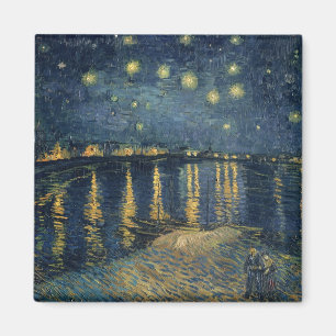 Aimant Vincent van Gogh   Nuit étoilée sur le Rhône