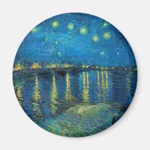 Aimant Vincent Van Gogh Nuit étoilée sur le Rhône