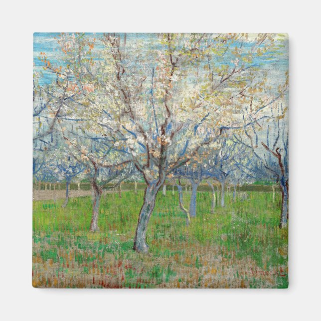 Aimant Vincent van Gogh - Orchard rose (Devant)