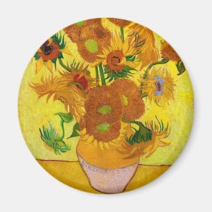 Aimant Vincent Van Gogh Quinze tournesols dans un vase Ar