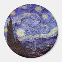 Vincent Van Gogh Starry Nuit Vintage Art