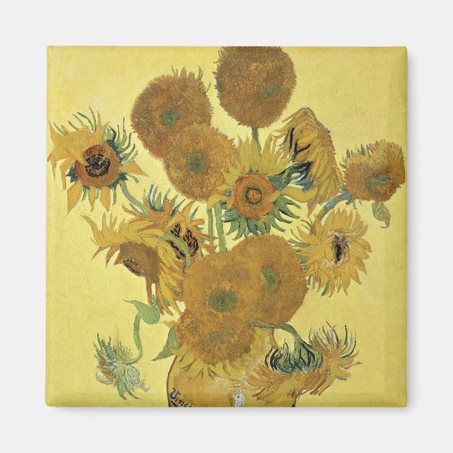 Aimant Vincent van Gogh | Tournesols, 1888 (Devant)
