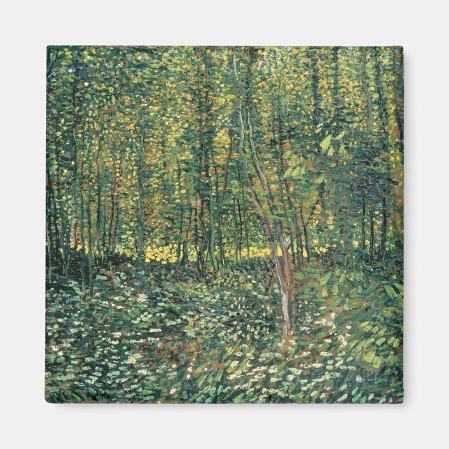 Aimant Vincent van Gogh | Trees and Undergrowth 1887 (Devant)