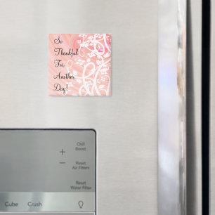 Aimant Vins de Pêche Rose Inspiration Florale Personnalis