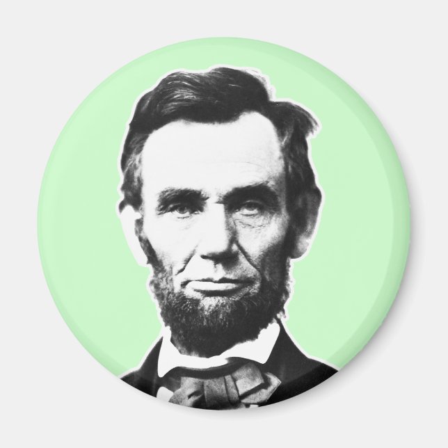 Aimant Vintage Abe Lincoln (Devant)