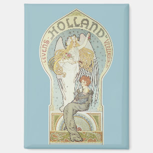 Aimant Vintage Art Nouveau, Holland Levensverzekering