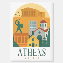Vintage Athènes Grèce Voyage - Parthenon