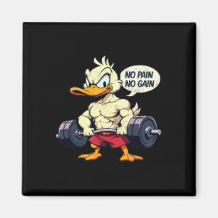 Aimant Vintage Buff Canard Pas de douleur Pas de gain Gym