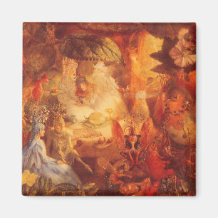 Aimant Vintage Conte de Fées Le Rouge-gorge Captif par Fi