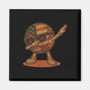 Aimant Vintage Dabbing Football Byll Américain 