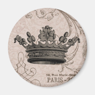 Aimant vintage de couronne…