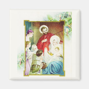Aimant Vintage de la Nativité