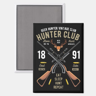 Aimant Vintage Deer Hunter