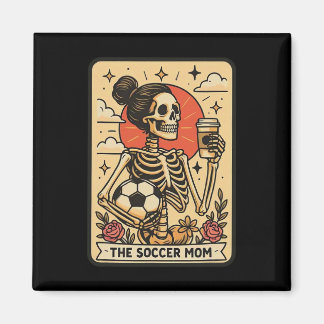 Aimant Vintage drôle de la carte de tarot de la mère de f