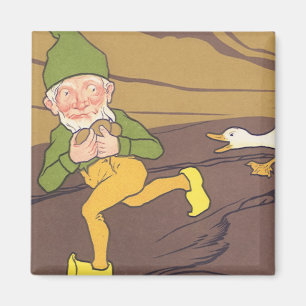 Aimant Vintage Fable d'Ésope L'oie qui pondit l'Œuf d'Or
