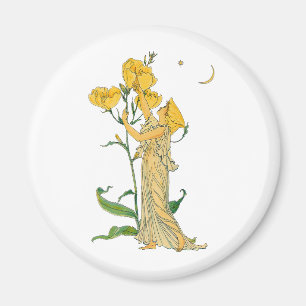 Aimant Vintage Fairy Tale, Soirée Primrose, Walter Crane