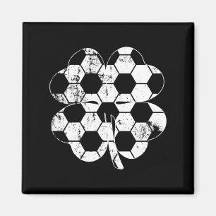 Aimant Vintage Football St Patricks Day Trèfle Irlandais 