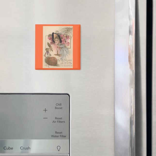 Aimant Vintage Halloween (In situ (réfrigérateur))