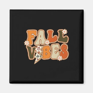 Aimant Vintage Hello Automne Floral Super Automne Vibes A