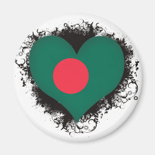 Aimant Vintage J'aime Bangladesh