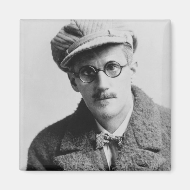 Aimant Vintage James Joyce Portrait (Devant)