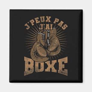 Aimant Vintage Je Peux Pas J'ai Boxe Boxe Pour Boxeurs