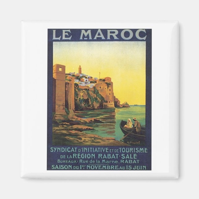 Aimant Vintage Le Maroc (Devant)