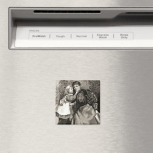 Aimant Vintage mère et fille