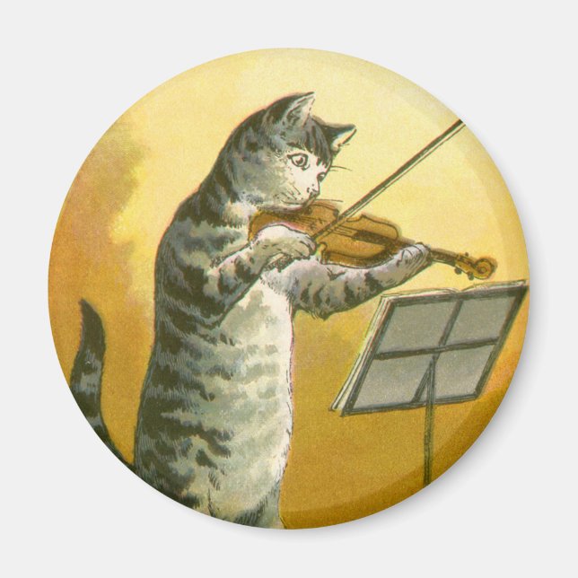 Aimant Vintage Mère Goose Nursery Rhyme Hey Diddle (Devant)