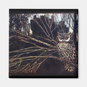 Aimant Vintage Night Owl Rackham