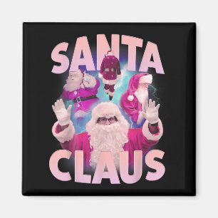 Aimant Vintage Noël Père Noël Bootleg 90s Hip hop