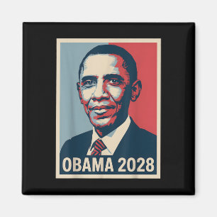 Aimant Vintage Obama 2028 Un drôle d'élection politique p