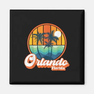 Aimant Vintage Orlando Florida Summer Vacances Plage Souv