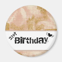 *~* Vintage Parties scintillant d'or rose doré