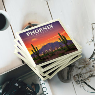 Aimant Vintage Phoenix Arizona