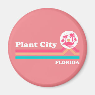 Aimant Vintage Plante ville Floride