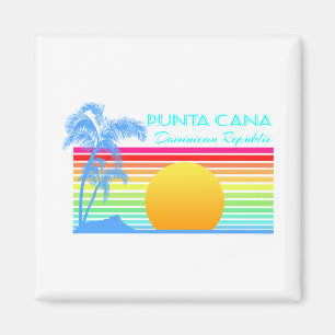 Aimant Vintage Retro Punta Cana
