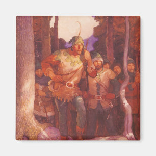 Aimant Vintage Robin des Bois et ses Joyeux Hommes par NC
