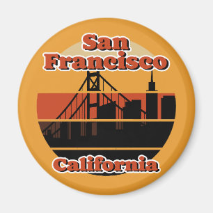Aimant Vintage San Francisco Californie