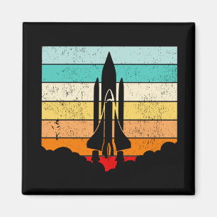 Aimant Vintage Spaceship /Space/Spacecraft