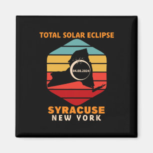 Aimant Vintage Syracuse New York Total Solaire Eclipse 20