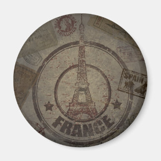 Aimant Vintage voyage désorganisé