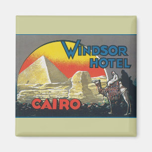 Aimant Vintage voyage du Caire Egypte