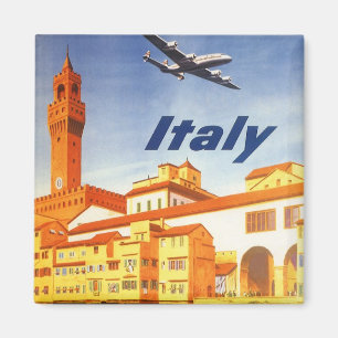 Aimant Vintage voyage Florence Firenze Italie Pont Rivièr