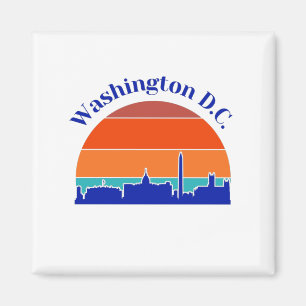 Aimant Vintage Washington D.C.