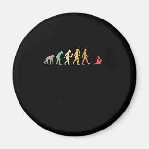 Aimant Vintage Water Polo Evolution Joueur Idée cadeau