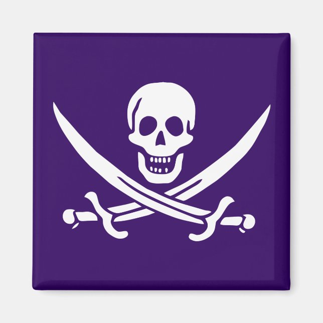 Aimant Violet Calico Jack (Devant)