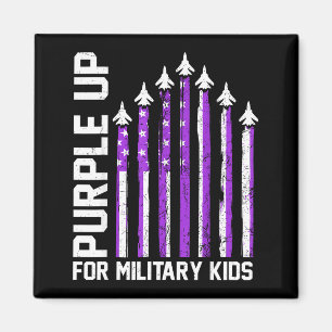 Aimant Violet pour les enfants de militaires tout-petits